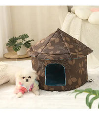 Thumbnail for Outdoor Waterproof Cat House - Insulated, Weatherproof, Warm Shelter for Cats, Ideal for Winter Protection,Size: L 45*41cm