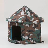 Thumbnail for Outdoor Waterproof Cat House - Insulated, Weatherproof, Warm Shelter for Cats, Ideal for Winter Protection, Size: S 35*40cm