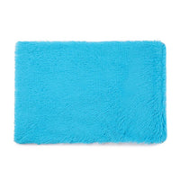 Thumbnail for Fluffy Pet Blankets-Soft Faux Fur, Anti-Anxiety Cozy Throws for Cats and Dogs, M 80*55cm Blue