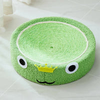 Thumbnail for Green Frog Cat Scratcher Bed - Sisal Scratch Pad with Fun Animal 40*40*10cm