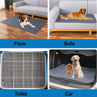 Thumbnail for 2 PCS Washable Waterproof Pet Pad -Non-Slip, Absorbent, Reusable Mat for Dogs and Cats  XL(150*90cm)