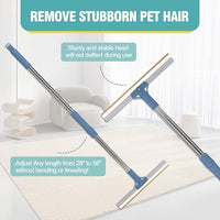 Thumbnail for Pet Hair Remover Floor Squeegee with Extendable Handle ,Effective Fur and Hair Sweeper for Hard Floors