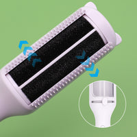 Thumbnail for Multi-Function Pet Grooming Brush with Self-Cleaning Feature - Ideal for Dogs and Cats 2 PCS (Green+White)