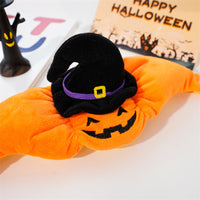 Thumbnail for Halloween Pumpkin Hat for Cats - Adjustable Pet Costume with Witch Hat for Halloween Parties 3 pieces