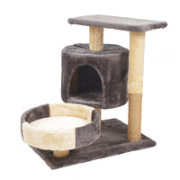 Thumbnail for A Cat's Dream Paradise: Natural Solid Wood Cat Climbing Frame 50*33*53CM
