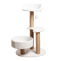 Thumbnail for Modern Cat Tree Tower with Scratching Posts and Cozy Perches (50x38x80 cm)