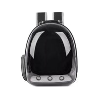 Thumbnail for Black Pet Carrier Backpack with Transparent Window 33*18*42cm