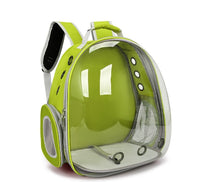 Thumbnail for Green Red Pet Carrier Backpack with Transparent Window 33*18*42cm