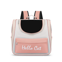 Thumbnail for Pink Pet Carrier Backpack for Cats and Small Dogs