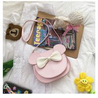 Thumbnail for Adorable Bow Bear Crossbody Bag for Kids - Pink Shoulder Bag 18*17*8cm
