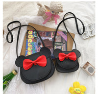 Thumbnail for Adorable Bow Bear Crossbody Bag for Kids - Black  Shoulder Bag 18*17*8cm