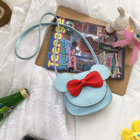 Thumbnail for Adorable Bow Bear Crossbody Bag for Kids - Blue Small Shoulder Bag 13*13*5cm