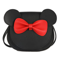 Thumbnail for Adorable Bow Bear Crossbody Bag for Kids - Black Small Shoulder Bag 13*13*5cm