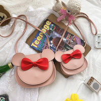 Thumbnail for Adorable Bow Bear Crossbody Bag for Kids - khaki Small Shoulder Bag 13*13*5cm