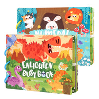 Thumbnail for Enlightenment Busy Book Set - Educational Preschool Activity Books for Learning and Fun (2-piece set)