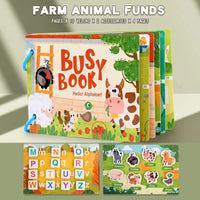 Thumbnail for Themed Busy Book Set - Educational Activity Books for Preschool Learning (Farm, Vehicles, Dinosaurs, Ocean, and Forest,5 books in total)