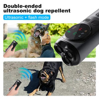 Thumbnail for P10 Black  Ultrasonic Dog Repellent Device - Dual-Mode Flashlight and Ultrasonic Dog Deterrent