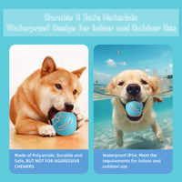Thumbnail for 2PCS Yellow Rechargeable Automatic Jumping Pet Toy Ball - Interactive Smart Play Ball for Dogs & Cats