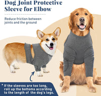 Thumbnail for S Pet Front Leg Protective Sleeve – Elastic Dog Leg Guard for Post-Surgery Protection, Prevents Licking and Biting