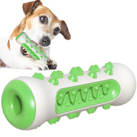 Thumbnail for Green Dog Squeaky Toys For Aggressive Chewers, Tough Toothbrush Dog Chew Toy, Nearly Indestructible Rubber Toys For Pet Training, Teeth Cleaning, Playing And Chewing For Medium & Large Breeds