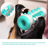 Thumbnail for Green Dog Squeaky Toys For Aggressive Chewers, Tough Toothbrush Dog Chew Toy, Nearly Indestructible Rubber Toys For Pet Training, Teeth Cleaning, Playing And Chewing For Medium & Large Breeds