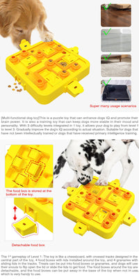 Thumbnail for Green Interactive Slow Feeder Puzzle Toy for Dogs - Durable Pet Food Dispenser Bowl
