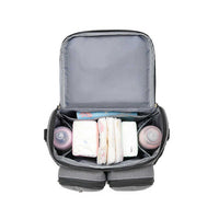 Thumbnail for Grey Universal Stroller Organizer Bag - Multi-Pocket Hanging Storage Bag for Baby Essentials