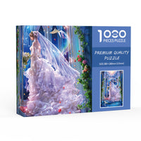 Thumbnail for Wedding Girl DIY 1000-Piece Paper Puzzle - Creative Educational Toy for Family Fun