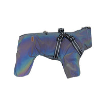 Thumbnail for S Laser Adjustable Waterproof Reflective Dog Raincoat with Harness Design