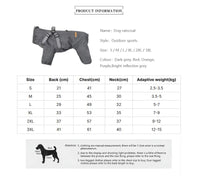 Thumbnail for XXXL Laser Adjustable Waterproof Reflective Dog Raincoat with Harness Design