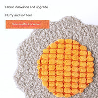 Thumbnail for Strawberries Interactive Cat Scratching Post with Playful Ball Toys, Flower Design - 35cm Height, 26cm Base