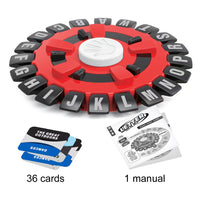 Thumbnail for 2 Pcs Red  Words Game | Fun & Interactive Letter Board Family Game | Educational Word Challenge for Kids & Adults