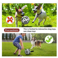 Thumbnail for 15*15cm Interactive Dog Toy Soccer Ball with Rope | Outdoor Fetch & Tug Play for Dogs | Training & Exercise Pet Toy