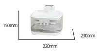 Thumbnail for White 4.5L Rechargeable Pet Water Fountain for Cats & Dogs - Automatic Circulating Water Dispenser with Large Capacity