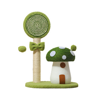 Thumbnail for Green mushroom and tree toy on a white background
