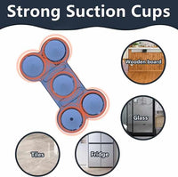 Thumbnail for Grey Silicone Pet Licking Mat Slow Feeder Pad with Strong Suction and Foldable Design, Heat Resistant -40°C to 240°C, for Dogs and Cats