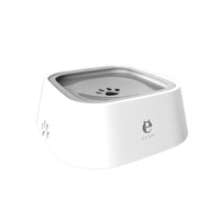 Thumbnail for Grey Anti-Spill Floating Pet Water Bowl for Dogs and Cats - 1L Capacity, Splash-Proof and Anti-Wet Mouth Design