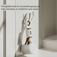 Thumbnail for Beige Portable Dog Poop Scooper with Large 9.5cm Opening, Ergonomic Handle, Lightweight 320g Pet Waste Picker for Outdoor Walks