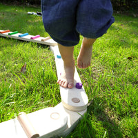 Thumbnail for Wooden Sensory Balance Beam Set for Kids - Indoor and Outdoor Balance Training