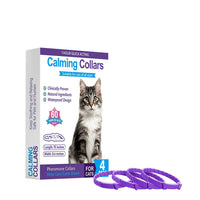 Thumbnail for Purple Calming Collars for Cats - Natural Anxiety Relief, Adjustable, 4 Pack