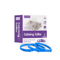 Thumbnail for Blue Calming Collars for Cats - Natural Anxiety Relief, Adjustable, 3 Pack (2 set/6PCS)