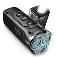 Thumbnail for Black Multifunctional Ultrasonic Dog Repeller & Flashlight - Long-Range SOS Emergency Light