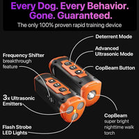 Thumbnail for Gray Multifunctional Ultrasonic Dog Repeller & Flashlight - Long-Range SOS Emergency Light