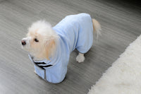 Thumbnail for 2PCS/S Size Blue Soft and Absorbent Dog Bathrobe Towel - Cozy Pet Drying Wrap for Small to Medium Dogs
