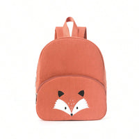Thumbnail for Cute Fox Backpack - Soft Corduroy Material with Adjustable Straps