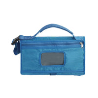 Thumbnail for Blue Portable Baby Diaper Changing Pad with Storage Pockets - Travel Essentials for Parents