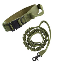 Thumbnail for M Green Hands-Free Dog Leash with Adjustable Waist Belt - Shock Absorbing Bungee Lead