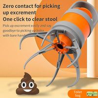 Thumbnail for Hygienic Pet Waste Grabber – One-Click Hands-Free Poop Picker with Disposable Bags