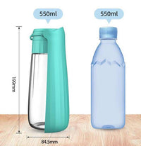 Thumbnail for Grey Portable Dog Water Bottle - Leak-Proof Travel Pet Hydration Solution