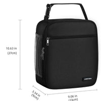 Thumbnail for Black and White Spots Set of 2 Handheld Insulated Lunch Bags for Food Storage